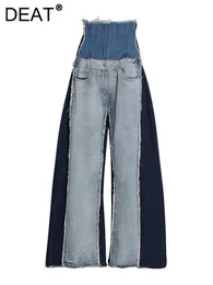 Женские джинсы Deat 2023 Summer Fashion Women Женская одежда с высокой талией в полнометражных штанах Женские джинсовые джинсы Long Ww63205L 230306