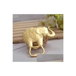 Apriscatole Addgold Bomboniere e regali Lucky Golden Elephant Apribottiglie per vino Consegna a domicilio Giardino di casa Cucina Sala da pranzo Bar Dhjs1