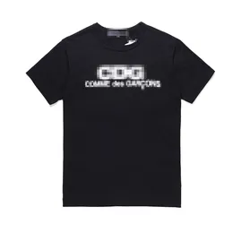 Tasarımcı Tee Erkek Tişörtleri Erkek CDG Com Des Garcons T-Shirt Boyutu XL Tags ile Yepyeni Siyah