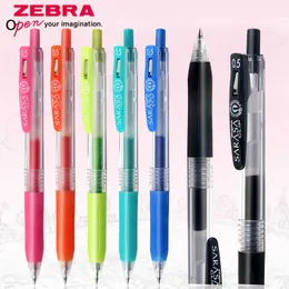 هلام أقلام 1pcs zebra sarasa JJ15 عصير متعدد الألوان قلم القلم الطالب الرسم لوازم الكتابة 05mm 20 color J230306