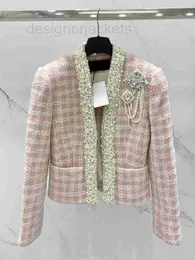 Kurtki damskie Projektant Nowy jesień zimowy western marynatory projektantka moda Wysokiej jakości Tweed Leisure Spring Down Jacket S2AM S2AM