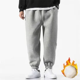 Men's Pants 2021 Trendy Sweatpants Men Loose Trousers Autumn Winter Outdoor Sport Comfortable Male Warm Jogging Pants Pantalons Pour Hommes Z0306