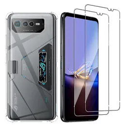 ASUS ROG 전화 6 Ultimate Proped Glass 9H 경도 HD ROG 5 5S 3 2 6D Zenfone 9 8 Flip 7 7Pro 용 Clear Screen Protector