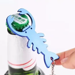 Crawfish Aluminium-Bieröffner mit Schlüsselanhänger für Küchen-, Bar- oder Restaurantinventar, 6 Farben