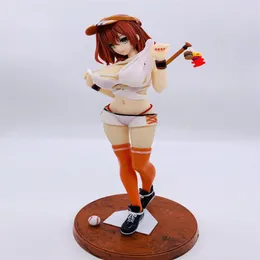 Skytube 1 6 PVC Figura Baseball Girl Ilustração por MOTARO ACTION Figuras Anime Anime Sexy Girl Adult Collectible Model Doll Presente M278X