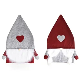 Chair Covers Christmas Decorations Forest Chairs Home Dining Table Dress-up Items Gray Hats For Men