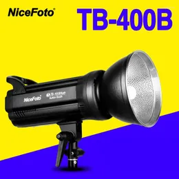 フラッシュヘッドNICEFOTO TB-600B 600W Studio高速リサイクル時間TB 600Bプロフェッショナルポグラルライトランプタッチボタン