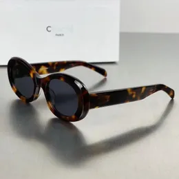 Nouvelles lunettes de soleil œil de chat rétro à la mode pour femmes Arc de Triomphe ovale de luxe de la rue française de la CE