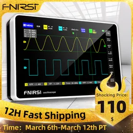 FNIRSI-1013D デジタル タブレット オシロスコープ デュアル チャネル 100M 帯域幅 1GS サンプリング レート ミニ タブレット デジタル オシロスコープ