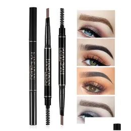 Eyebrow Enhancers Handaiyan Waterproof Pencil Wholesale Matic Eye Brow Pencils With Brush Natural Easy To Wear Makeup Tattoo Pen Dro Dhq9H
