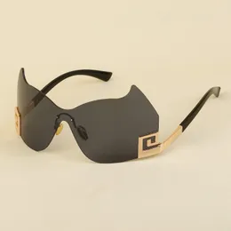 Projektanści okulary przeciwsłoneczne dla kobiet i mężczyzn modelu mody specjalne UV 400 Letter Letter noga podwójna rama belki marki Outdoor Brands 98015