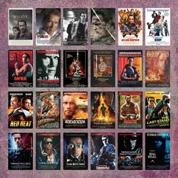 Personalized Action Movie Metal Poster Metal Tin Sign Film Poster Plaque Metal Vintage Wall Plate Bar Pub Club Wall Decor Retro Home Decor Metal Painting 30X20 w01