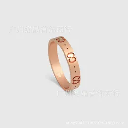 2023 New Luxury High Quality Fashion Jewelry for double ins men's Croix couple niche design hip hop Sterling Silver tail ring women