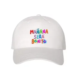 2023 새로운 뜨거운 판매 karol g manana sera 가다랭이 통기성 야구 모자 도매