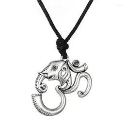 Anhänger Halskette Halskette für Unisex Elefant abstraktes Muster hochgradig Grade Viking Schmuck Faszination Zinklegierung sorgt Tropfen