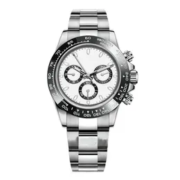 Deluxe Mens Watch 116500ln Serie mecánica automática Muñeca de pulsera 40 mm Bisel de cerámica de acero inoxidable Reloj luminoso Fashion Waterp259s