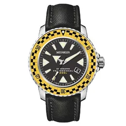 Zegarki designerskie zegarki zegarki Merkur męskie nurki wojskowe automatyczne zegarek sportowy mechaniczny zegarek