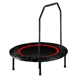 Recurso de fitness de mini trampolim dobrável com alça de espuma Pumping Exercício de trampolim para crianças adultos casas internas play301d