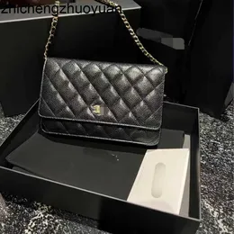 nuove borse da donna di lusso firmate Borsa nera in pelle con catena a spalla inclinata Clutc Flap marchio di moda Borsa da donna