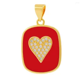 Ciondoli 1 pz smalto colorato cuore ciondolo insetto fascino religioso classico collana orecchino accessori gioielli fai da te artigianato