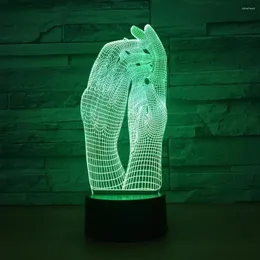 أضواء ليلية Nighdn Gesture 3D LED LIGH