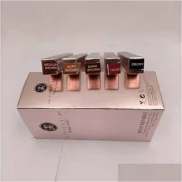 Enhancers Enhancers Makeup Brow Definier Triangar ołówek chuda kredka Ebony/miękki brąz/ciemnobrązowy/średni dostawa upływu zdrowia Dhsdj