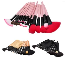 Makeup Brushes 24/32pcs Set Soft Foundation Eyebrow Blusher Cosmetics Eyeshadow Blush Powder Brush Tools Kit