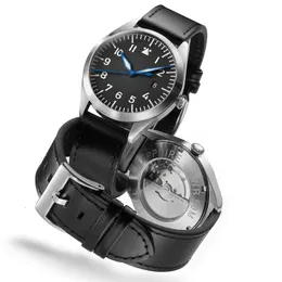 Wristwatches Swiss Pilot Automatic Watch Reloj Automatico De Hombre Relojes Mechanical Timepieces Sapphire Steel Flieger Wristwatch Japan Uhr 230307