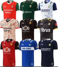 23/24 GAA Rugby Jerseys Kilkenny Wexford Irlanda GAA camisa de futebol Offaly Tyrone Remastered Comemoration camisa de futebol Tipperary home away S-4XL