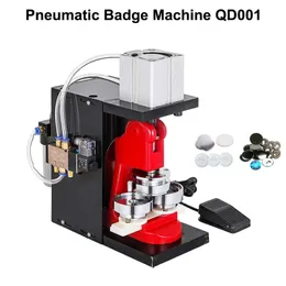 Pneumatic Badge Machine Desktop Pneumatic Badge Refrigerator Paste Pressing Mold Making Machine Includes A Set Of Badge Molds