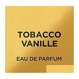 Perfume sólido Premierlash Tobacco Vanille por 50 ml 1.7oz Hombres Mujeres Perso neutral fragancia Madera de cerezo de larga duración buen olor c dh9l0