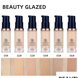 Foundation 1Pcs Matte Hydrating Liquid Longlasting Oil Control Concealer Primer Cream Beauty Makeup Cosmetic Drop Delivery Health Fac Dhgld