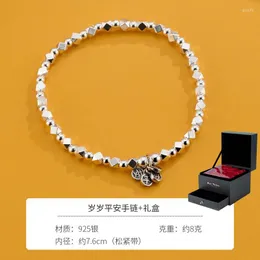 Armreif Shunqing Yinlou S925 Silber Armband Weibliche Jährige Ping Ein 2023 Geburtstagsgeschenk Für Freundin