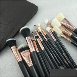 Makeup Brushes New Brand Brush 15st/Set Professional Set Eyeshadow Eyeliner Blending Pencil Cosmetics Tools With Bag Drop Delivery DHVXF