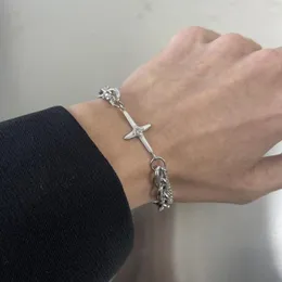 Charm Bilezikler Altı Noktalı Yıldız Bilezik Pul Pulsera Takı Hediyesi Kadın Erkekler İçin Hediye Hediyesi