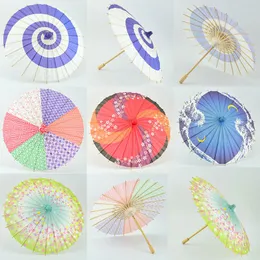 Зонтики 30 см мини -девочка дети цветочная бумага зонтичная вечеринка Pop Party Toys Dist Gist Древний винтажный маленький