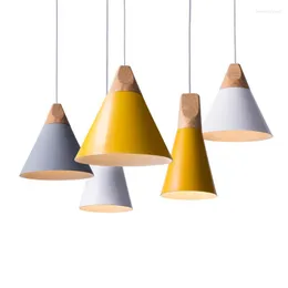 Pendant Lamps Nordic Macaron Lamp Dining Room Hanging Light For Home Nursery Bedroom Study Living Decorative