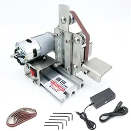 Professional Hand Tool Sets Multifunctional DIY Mini Belt Sander Grinder Polishing Grinding Machine Cutter Edges Sharpener With Power