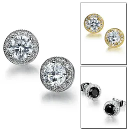 Women Classic Design Gioielli Designer Orecchini Scatola originale per Crystal Diamond Womens Earring Titanium Titanium Jewelry2857
