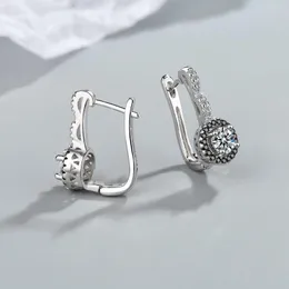Dingle örhängen diwenfu real 925 silver sterling vs2 diamant örhänge för kvinnor aros mujer oreja bizuteria smycken ädelsten