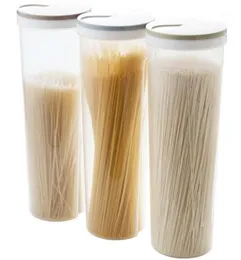 Contêiner de macarrão em forma de cilindro Spaghetti Casistador Cereal Crisper Box de cozinha de cozinha Cereais em massa garrafas JARS2276692