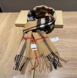 Neue Top-Frauen-Mann-Designer-Schal Modemarke 100% Kaschmir-Schals für Winter Damen und Herren lange Wickel Größe 180x30cm Weihnachtsgeschenk-Schal wickeln