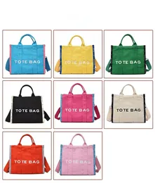 Сумка для сумки высококачественные женщины роскошные дизайнерские сумки холст практические большие простые сумочки кошелек большие сумки