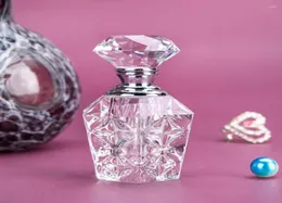 Depolama Şişeleri Hampd 3ml Clear Vintage Kristal Parfüm Şişesi Boş Mini Doldurulabilir Ev Düğün Dekoru Seyahat Hediyesi Wome2575782