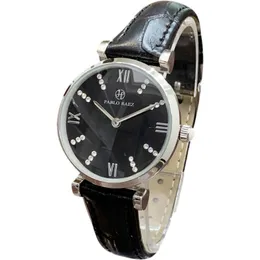 Zegarek Pablo Raez w stylu mody Style Wristwatch Wysokiej jakości kobiety stalowe wodoodporne damskie zegarek Luksusowy zegar skórzany zegar luksusowy