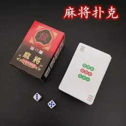 144 بطاقة/مجموعة Mahjong Play Card