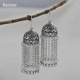 Dangle Earrings Bastiee Ethnic Earings Fashion Jewelry 925 Sterling Silver Gifts For Women Drop Vintage Jade