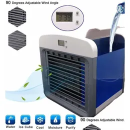 Andere Gesundheitsschönheitsartikel Praktischer Luftkühlerventilator Tragbarer digitaler Conditioner Luftbefeuchter Raum Easy Cool Reinigt Kühlung für H Dhgag