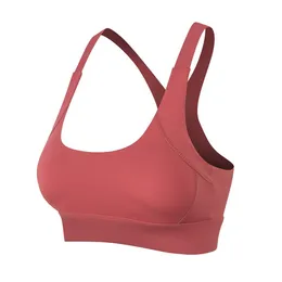 Top Women Workout Sport Bra Black Yoga Terne Quick Dry Fitness Wear Red Color255V
