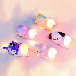 Doldurulmuş oyuncak yaratıcı animasyon bebek Paradise Butt Star Light Light Pet Laurel Tavşan Küçük Gece Işık Çocuk Masaüstü Biblo Led Oyuncaklar Toptan ve Perakende